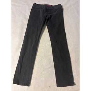 Bongo Fearless Ultra Skinny Jeans Black Low Rise Denim Pants Womens SZ  28x27.5